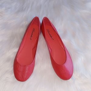 Coral/Pink Ballerina Flats